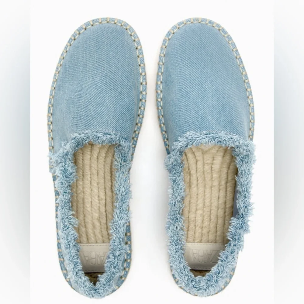 ZARA Denim Espadrilles